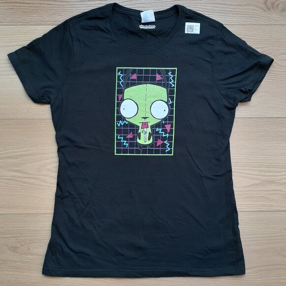 Gir Invader Zim - New Women's XS Black T-Shirt - Picture 1 of 4